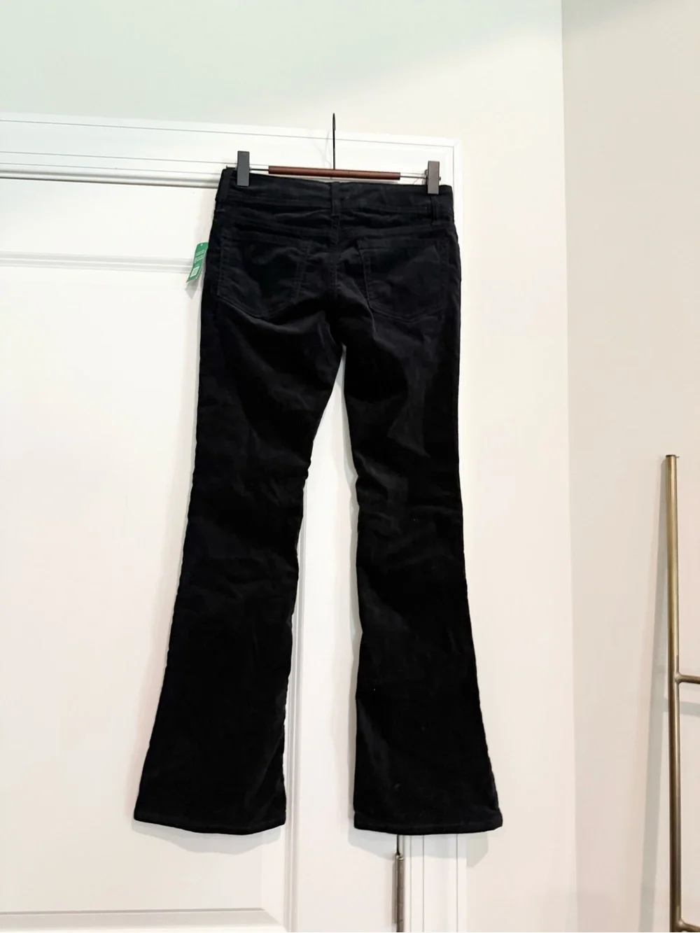 NWT GAP Black Velvet Boot Cut Pants for Kids
